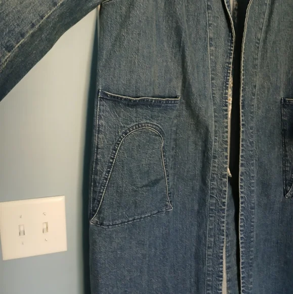 Anthroplogie Peggy Denim Duster Jacket - Picture 10 of 15